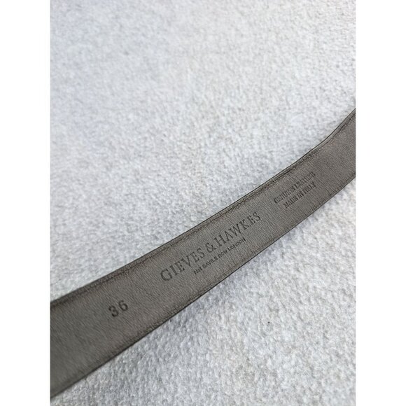 Gieves & Hawkes belt black Savile Row made in Italy RRP $227 - Picture 3 of 13